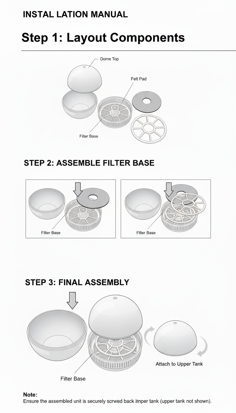 Aimex Australia Felt Pads For Plastic Dome X 2