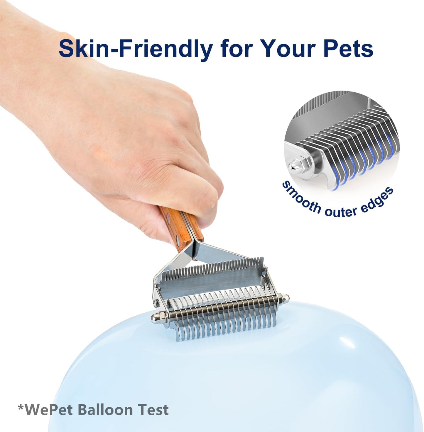 Litter Shovel & Dual-Sided Pet Grooming Comb Set