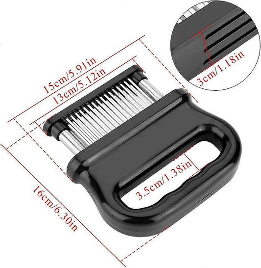 Meat tenderizer with 48 stainless steel needles, meat tenderizer kitchen tool for tenderizing beef