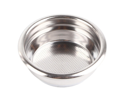 22g Porous Filter Basket, Stainless Steel Coffee Portafilter Filter, 2 Cup Filter Bowl for 58mm Handle