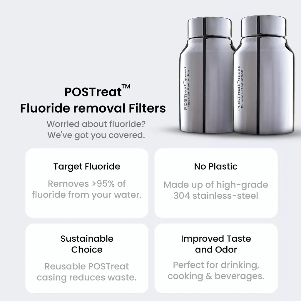 Phoenix Stainless Steel 6L with Fluoride & Smart Carbon Filter