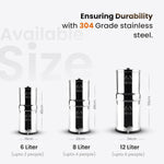 The Phoenix Gravity Water Filter Stainless Steel 304 -12L