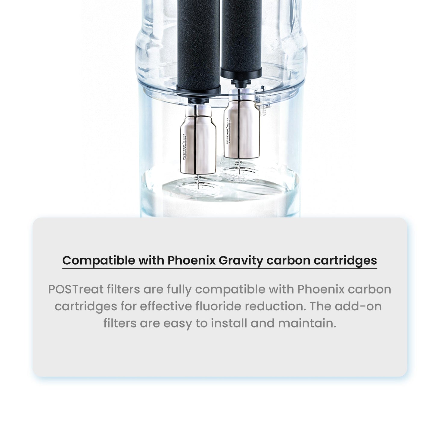 POSTreat™ Steel Fluoride & Arsenic Reduction Filter Elements