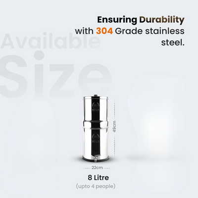 Phoenix Stainless Steel Gravity Water Filter