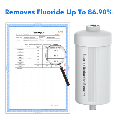 Aimex Gravity-fed Water Filtration System Stainless Steel 304 Fluoride Removal 8.5L