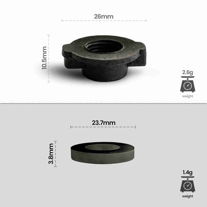 Phoenix Gravity Wingnuts & Washers