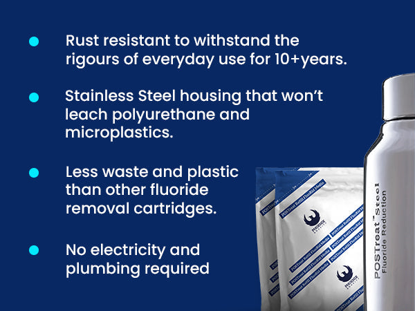 POSTreat™ Steel Fluoride & Arsenic Reduction Filter Elements