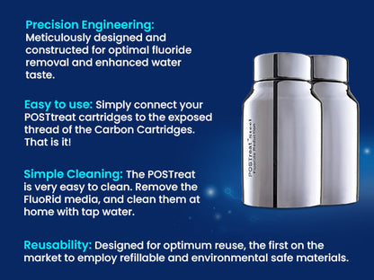 POSTreat™ Steel Fluoride & Arsenic Reduction Filter Elements