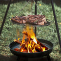 Outdoor Metal Fire Pit Bowl with Handles & Legs - MDM Australian