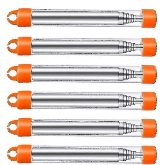 Collapsible Outdoor Fire Bellows 6-Pack Stainless Steel