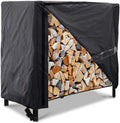 Firewood Log Rack Cover 4ft / 8ft Heavy Duty Waterproof Wood Pile Outdoor Patio Garden Fireplace Holder Fire - MDM Australian