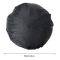 Waterproof Cover 112cm Outdoor Round Black Patio Fire Pit Cover - MDM Australian