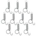 10 Pack Spring Cage Latch Door Spring Hook, Pet Door Latch Metal Finger Pet Cage Lock Wire Clips Rabbit - MDM Australian