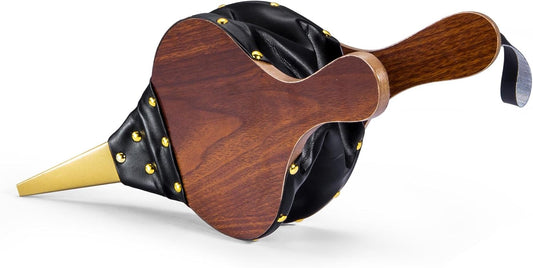 17" x 7.5" Fireplace Wood Bellows Fireplace Bellows Outdoors Barbeque Grill Chimney Hand Bellow Wood Bellows