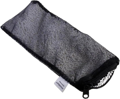 10pcs Aquarium Filter Media Bags, Fish Tank Fine Mesh Bags, 3”x4”/3”x8”/5.5”x8” with Plastic Zipper for Activated Carbon (3” x 8”)