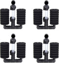4 Pack Double Bio Sponge Filter, for Fry, Betta, Shrimp, Nano, Aquarium Fish Tank - MDM Australian