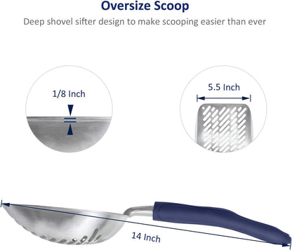 Premium Cat Litter Box and Shovel Set