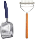 Litter Shovel & Dual-Sided Pet Grooming Comb Set - MDM Australian