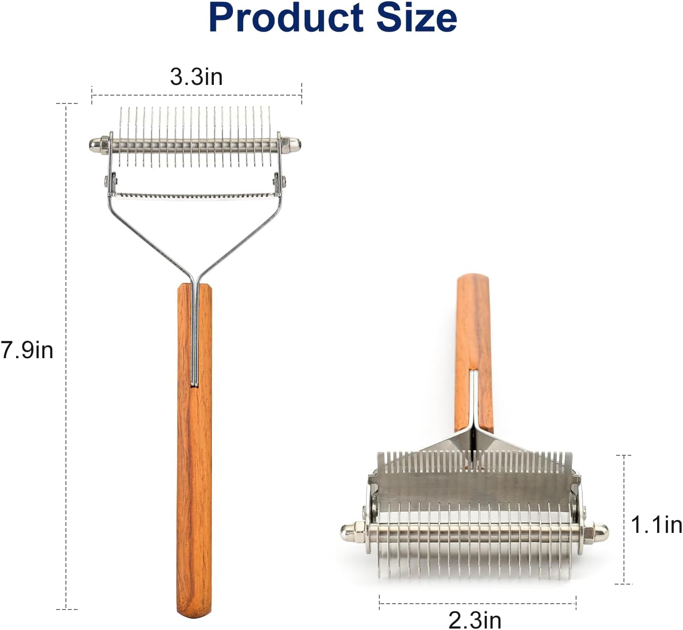 Litter Shovel & Dual-Sided Pet Grooming Comb Set