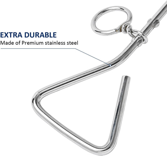 Dog Tie-Out Stake and 2-in-1 Shedding Grooming Tool
