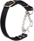 Stainless Steel Nylon Chain Martingale Collar Comfort Heavy Duty Large Dog Collar Escape Perfect for - MDM Australian