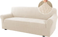 Sofa Cover 1 Piece Stretch Sofa Slipcovers Non Slip Sofa Cover with Elastic Bottom Washable for Kids, Pets - MDM Australian