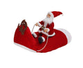 Santa Dog Costume Christmas Pet Clothes Santa Claus Riding Pet Costumes Party Dressing Up Dogs Cats Outfit - MDM Australian