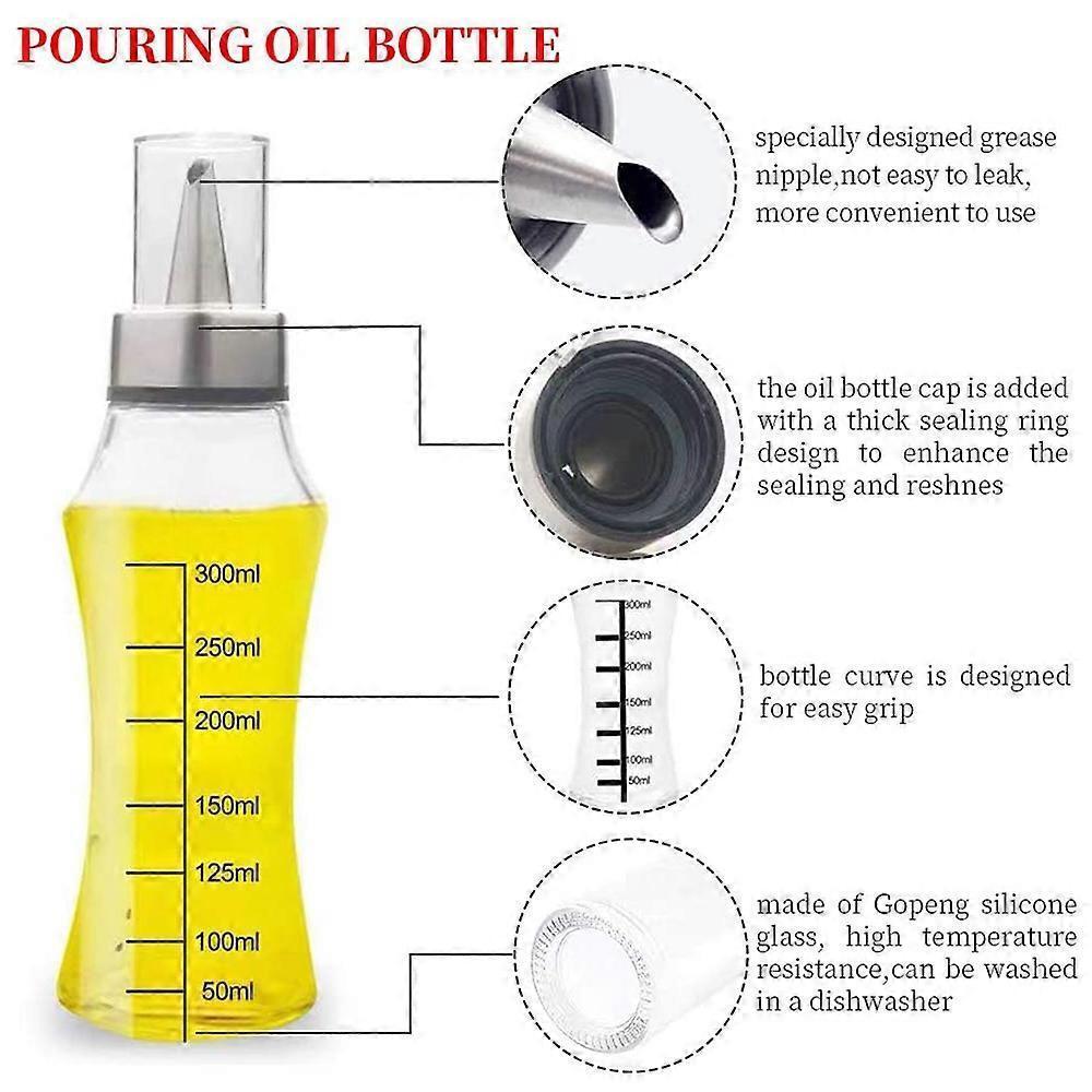 Bottle Of Oil Tortoiseshell Drinker + Silicone Brush
