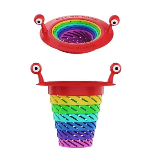 2pcs Colorful Kitchen Sink Strainer Retractable Food Catchers Hollow-out Drain Residue Filter Cocina Accessories