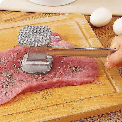 1pcs Stainless Steel Useful Loose Meat Tenderizers Meat Hammer For Steak Knock-sided For Steak Pork Pounders Kitchen Tools