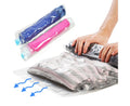 10Travel Compression Bags, Travel Essentials Vacuum Packing Space Saver Bags for Cruise Travel Accessories - MDM Australian