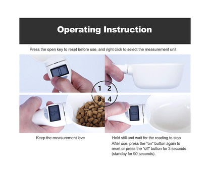 Pet Food Water Scoop Kitchen Scale Spoon