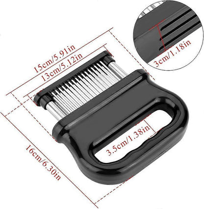 Meat tenderizer with 48 stainless steel needles, meat tenderizer kitchen tool for tenderizing beef