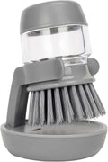Soap Brush with Organizer, Kitchen Dish Brush Set for Cleaning Pots and Pans (Grey) - MDM Australian