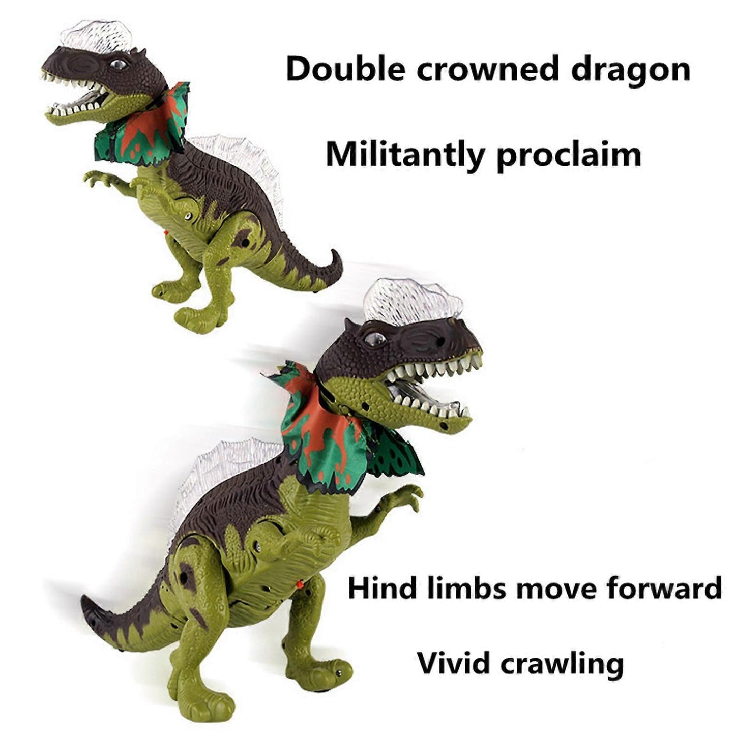 Dinosaur, Walking Dinosaur, Dinosaur Robot, With Realistic Dinosaur, Moves While Making Roaring Sound