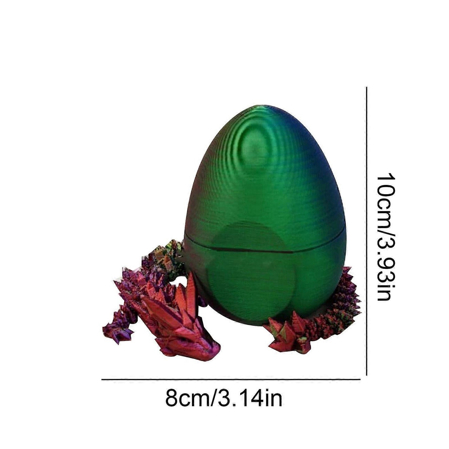 Brand New Surprise Dragon Egg 3D Printed Flexible Dragon-Articulated Dragon Egg Fidget Toy