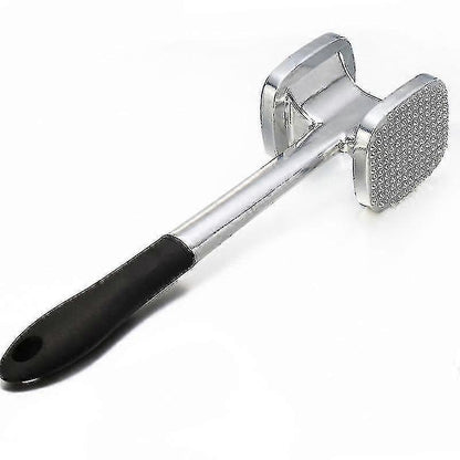 Large Meat Tenderizer - Stainless Steel Mallet for Beef & Chicken