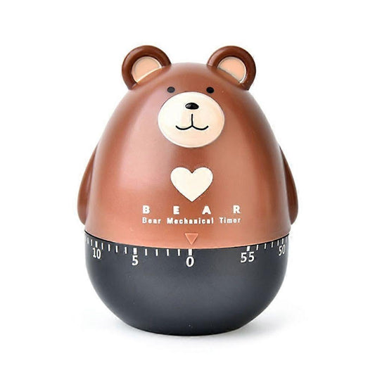 Bear Kitchen Timer - Mechanical Timer for Cooking & Baking