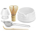 Matcha Whisk Set (5pcs) - Bowl, Bamboo Whisk, Scoop & Holder - MDM Australian