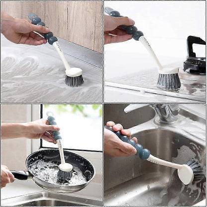 4pcs Cleaning Brush Set for Dish, Kitchen, Bathroom & Shoes