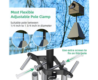 Squirrel Baffle Smooth Surface Bird Feeder Guard - A