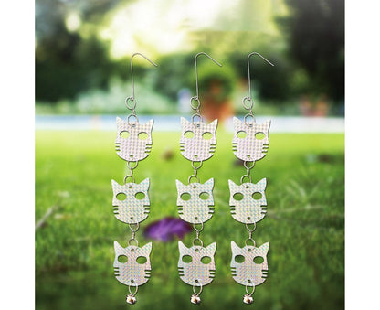 4Pcs Owl Bird Repellent Reflective Discs - 4pcs