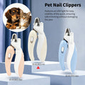 Pet Nail Clippers with Light, Splatter-Proof and Safe Grooming Tool, Universal for Cats and Dogs, LED Light - MDM Australian