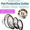Classic Elizabethan Collar - Anti-Licking Collar - Multiple Sizes - Adjustable - Bite-Resistant - MDM Australian