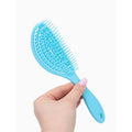 1PC Elliptical Hollow Detangling Brush – Anti-Pull, Hair-Friendly, Wide-Tooth Comb – Fluffing Tool for Long - MDM Australian