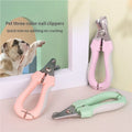 3 PCS (Purple+ Pink+ Green)Professional Pet Nail Clippers for Dogs and Cats - Sharp Stainless Steel Blades - MDM Australian