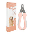 3 PCS Pink Professional Pet Nail Clippers for Dogs and Cats - Sharp Stainless Steel Blades with Safety Guard - MDM Australian