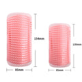 Pink Cat Corner Grooming Brush Set, 2-Piece Wall-Mounted Self-Groomer with Catnip, 288 & 314 Bristles - MDM Australian