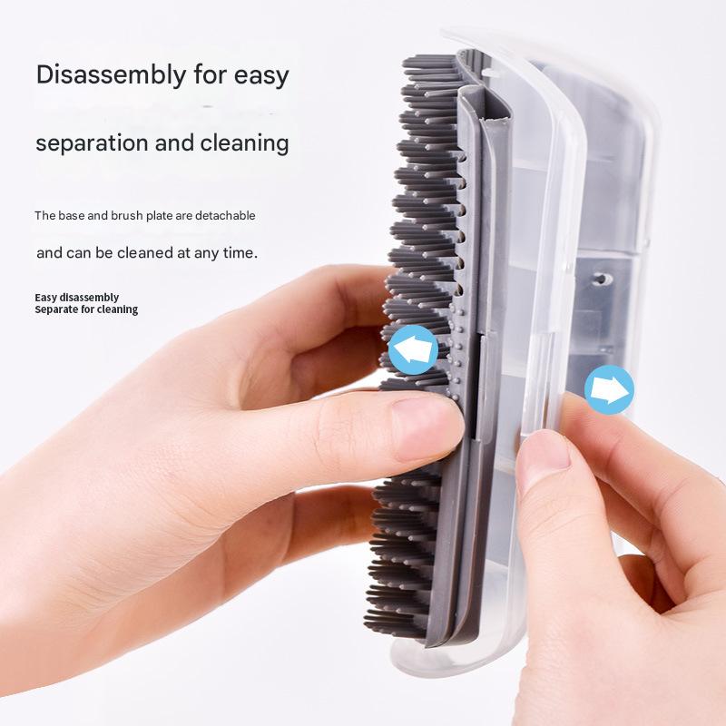 Pink Cat Corner Grooming Brush Set, 2-Piece Wall-Mounted Self-Groomer with Catnip, 288 & 314 Bristles, No-Shed Design for Scratching & Itch Relief, Large & Small Size Pet Grooming Tool