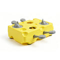 Yellow Cheese Whack-a-Mole Cat Toy – Interactive Treat Dispenser & Snack Reward Feeder for Indoor Cats, ABS - MDM Australian